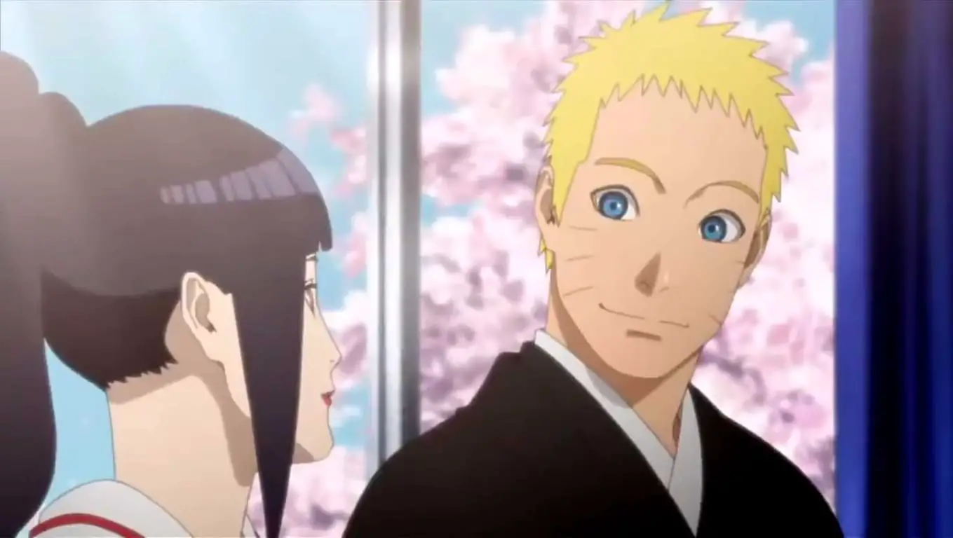 What episode does Naruto fall in love with Hinata?