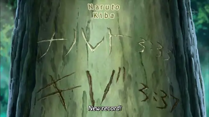 What Did Naruto and Kiba Write on The Tree