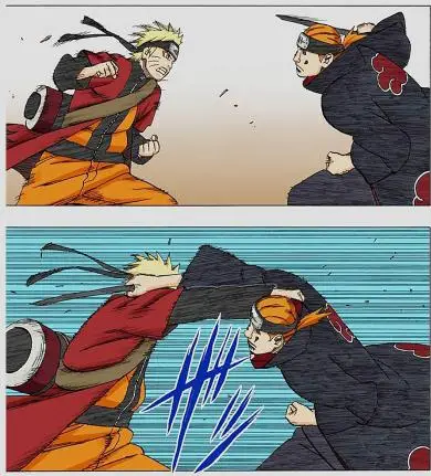 Naruto Fights Pain