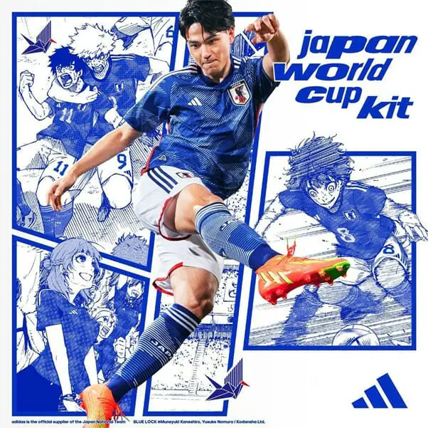 Japan's FIFA Team Features Blue Lock Kit