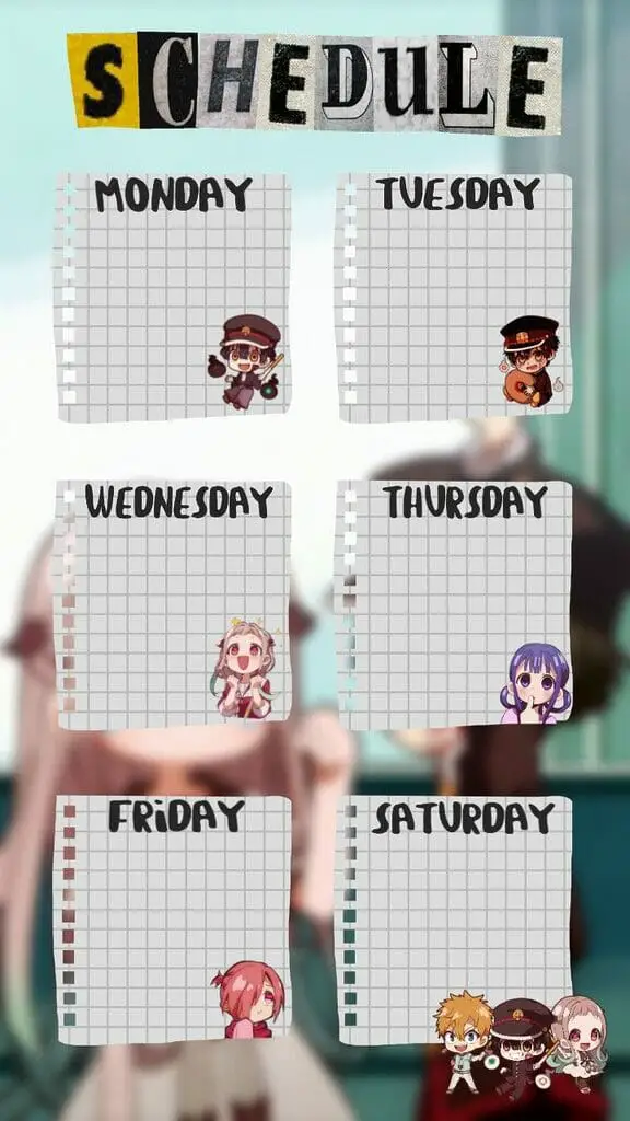 Anime Schedule Planner
