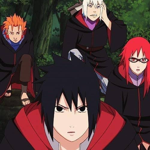Sasuke Team Taka Naruto Shippuden