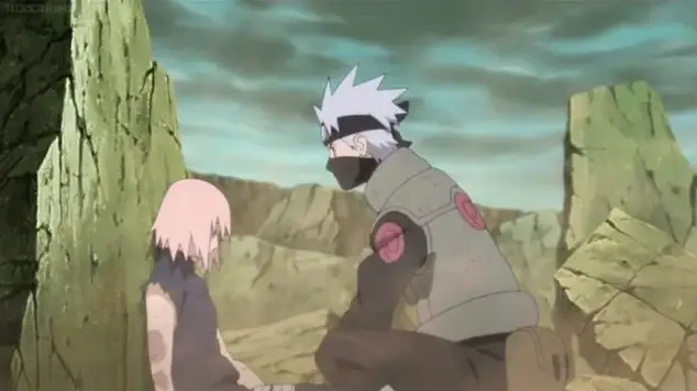 Sakura and Kakashi
